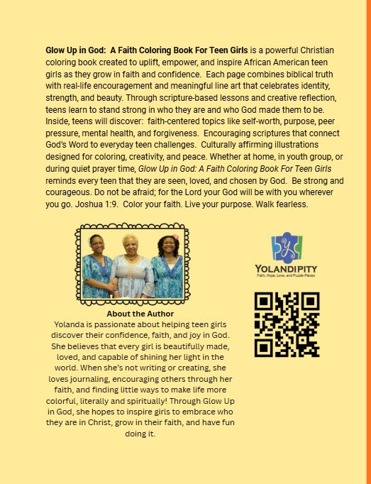 Glow Up in God: A Faith Coloring Book for Teen Girls&nbsp;