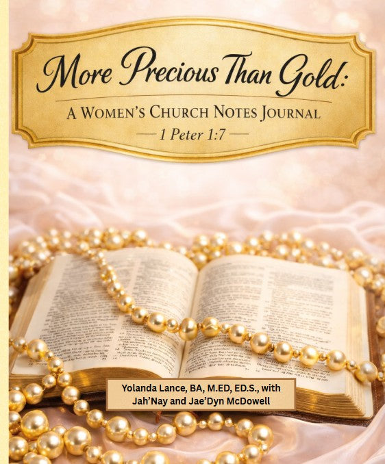 More Precious Than Gold:  A Women's Church Notes Journal (Size 6 X 9)