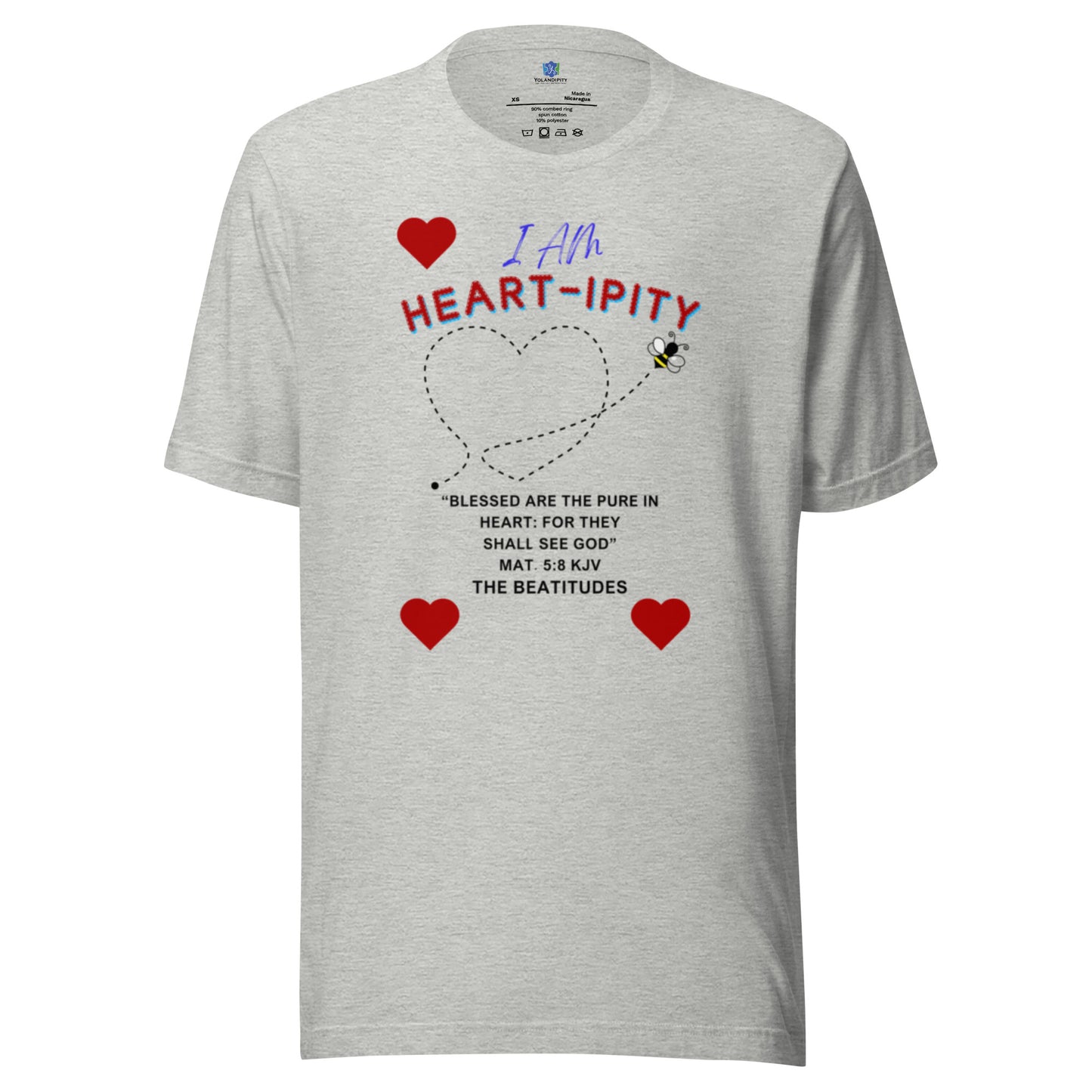 Unisex t-shirt "I AM Heart-ipity" Color II