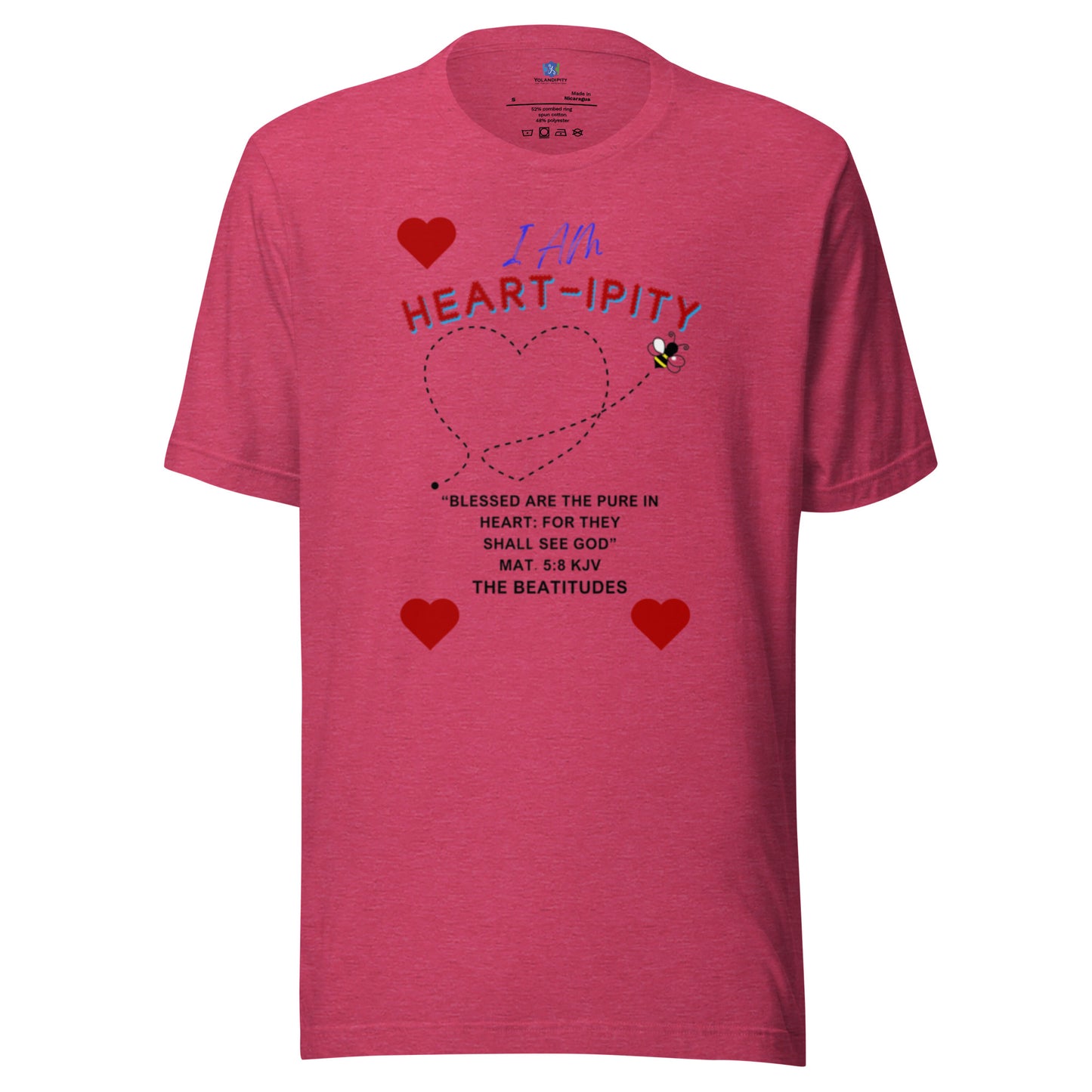 Unisex t-shirt "I AM Heart-ipity" Color II