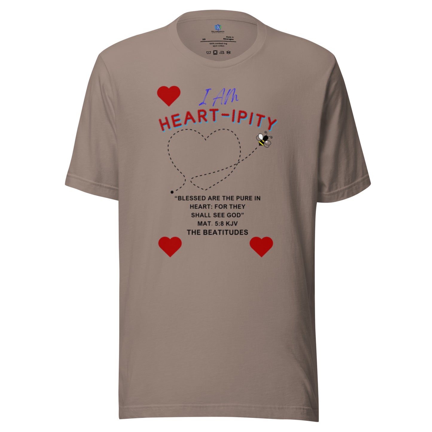 Unisex t-shirt "I AM Heart-ipity" Color II