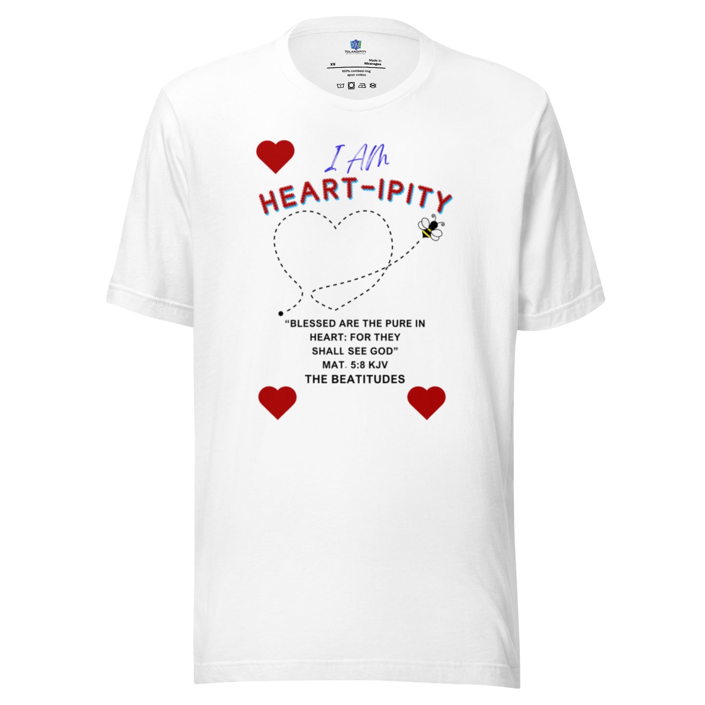 Unisex t-shirt "I AM Heart-ipity" Color II